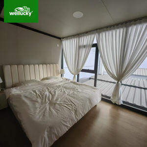 모듈러 하우스 확장 가능한 조립식 디자인 절연 지붕 철골 럭셔리 리조트 모바일 홈 - Product Image 5