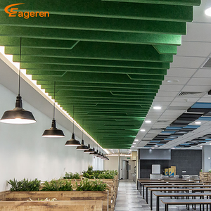 Trần treo bảng âm thanh sợi polyester âm thanh vách ngăn Trần cho văn phòng - Product Image 4