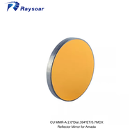 Miroir réflecteur CO2 OPHIR CU MMR-A DIA2.0\"ET0.394\"MCX5.7MCC6.0 Miroir réflecteur de découpe laser CO2 pour découpe laser CO2 Amada