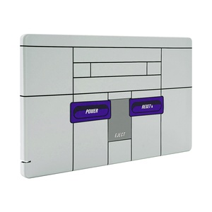 Carcasa de repuesto DIY con estampado de estilo SNES clásico, placa frontal de agarre de tacto suave personalizada para <span class=keywords><strong>Nintendo</strong></span> Switch Dock - Product Image 2