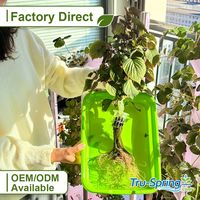 Système de jardinage vertical avec protection anti-UV, conception modulaire 1 an, 13 niveaux, tour hydroponique et aéroponique automatique