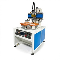 Machine d'impression à plat rotative semi-automatique à 6 stations pour boîtes cadeaux, emballages en bois, impression de cartes
