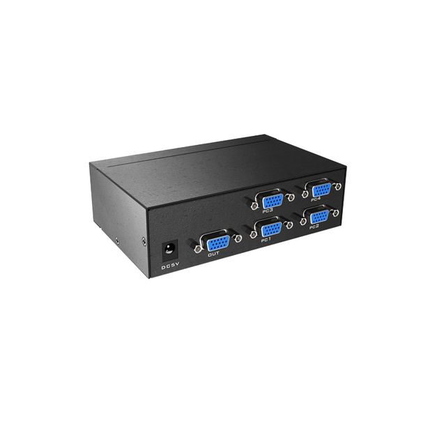 MT-ViKI MT-SW041-V 1080P 4 Port Video VGA Multiviewer With IR Remote