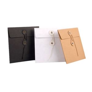 C5 C6 DL Kraft <b>String</b> Tie Envelopes Recycled Envelope With <b>String</b> and Button - Product Image 6