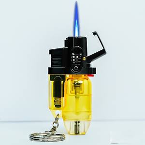 <b>Cheap</b> Mini Plastic Torch Gas Lighter with Strong Windproof Flame for Camping BBQ Cigarette Use Butane Fuel - Product Image 4