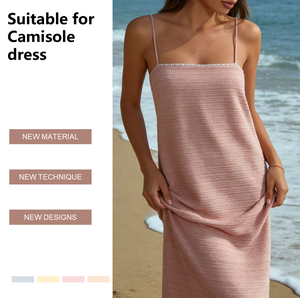 Nouvelle Collection 2026 – Tissu Tricoté 100% Polyester Effet Soie Glacée à Rayures <span class=keywords><strong>Barbi</strong></span>, Extensible, Écologique, Léger, Doux et Respirant pour Vêtements - Product Image 3
