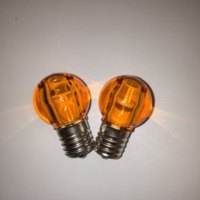 Ampoule LED étanche IP68 à facettes colorées HQ SMD G30 pour décorations de Noël et de mariage en extérieur, à intensité variable