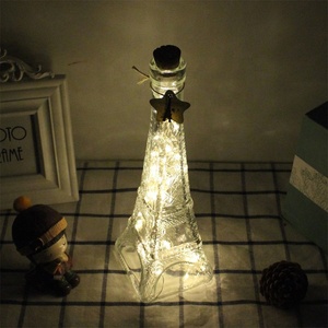 Bouteille en verre en forme <span class=keywords><strong>de</strong></span> <span class=keywords><strong>tour</strong></span> eiffel, colorée, led, bon marché, ml - Product Image 4
