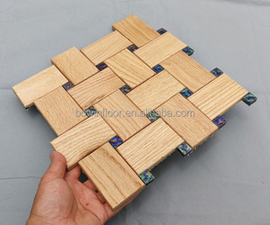 KHÁCH SẠN Khá Tiếp Nhận Nền Tường <span class=keywords><strong>Chevron</strong></span> Khảm Gạch Tường Nghệ Thuật - Product Image 2