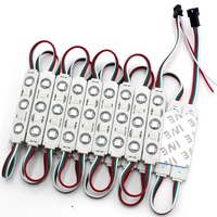 Module LED RGB 5050 SMD 0,75W IP65 DC 12V Température de couleur RGB Lumière extérieure pour magasin à intensité variable Certifié ROHS