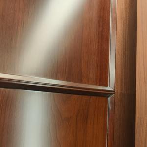 Wholesale High Quality Chinese-style Black Walnut <strong>Wood</strong> <strong>Veneered</strong> Painted Background Wall Wooden Wainscoting - Product Image 5