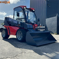 Everun ERT1500 Preisliste Farm Top Mini Frontend Gelenk neuer kleiner Radlader zum Verkauf