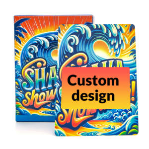 Hoogwaardige draagbare milieuvriendelijke papieren speelkaarten voor- en achterkant OEM bordspel op maat - Product Image 3