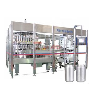 Machine automatique de remplissage et de scellage de canettes de boissons pour soda, jus et eau pétillante dans les lignes de mise en conserve - Product Image 1
