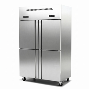 Congelador Vertical Comercial de Doble Puerta de Acero Inoxidable 204 301 a Precio de Fábrica para Supermercado - Product Image 3