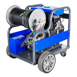 Machine de débouchage de canalisations et de nettoyage de caniveaux 40L/min 18kW pour le dragage de conduites extérieures - Product Image 1