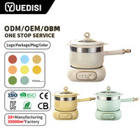 Yuedisi OEM – Mini-cuiseur électrique portable 2-en-1 personnalisé, chauffe rapidement, antiadhésif, pour lait et autres préparations
