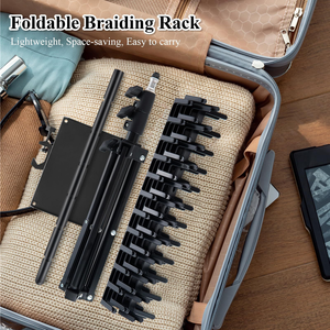 Factory Cheaper Foldable Adjustable Braiding Hair Rack Stand Precision-Made China <b>Storage</b> Extension Holder - Product Image 4