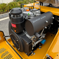 Mini Skid Steer Loader Efisiensi Tinggi Multifungsi, Loader Roda Crawler Kecil untuk Pekerjaan Renovasi Pertanian dan Bangunan
