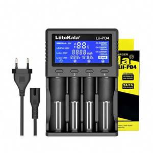 מטען סוללות liitokala Lii-PD4 עם תצוגת lcd עבור 3.7v <span class=keywords><strong>18650</strong></span> 26650 21700 18350 14500 1.2 סוללות aaaaa aaaa aaa aaa aa - Product Image 6