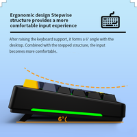 Clavier mécanique sans fil LX106 Ultra PBT pour jeu, combo clavier de jeu complet, RVB, commutateurs personnalisables à chaud, nouveau, tri-mode