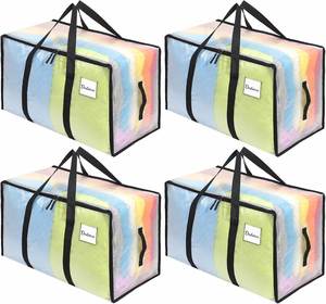 Clear Heavy Duty Multifunction Eco-Friendly Polybag Storage Bags for Clothes Bedding Household Use - Product Image 1