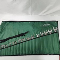 Jeu de clés à cliquet combinées 26 pièces avec sac, kit de clés à fourche, outils à main pour réparations domestiques