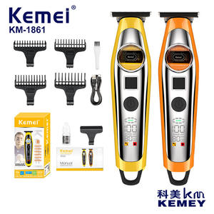 เครื่องตัดผมไฟฟ้า Kemei รุ่น KM1863 มอเตอร์ไร้แปรงถ่าน จอ LCD แสดงผล 6 ระดับความเร็ว เครื่องตัดผมระดับมืออาชีพ - Product Image 2