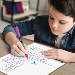 Dụng Cụ Dạy Học Tùy Chỉnh Bảng Trắng Tập Luyện Hai Mặt Cho Lớp Học Tại Nhà Bảng Nhân Dài Xóa Khô Cho Trẻ Em - Product Image 4