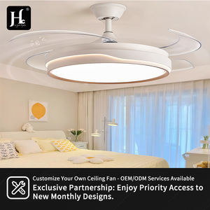 Ventilateur de plafond LED rechargeable avec télécommande, 42 pouces, pour salon, en fer ABS, certifié CB, économie d'énergie, assurance qualité - Product Image 5