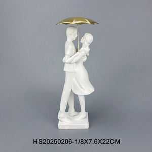 Vente en gros de poupée en résine mariée marié, décoration de mariage, <span class=keywords><strong>figurine</strong></span> décorative pour couple, dessin animé, câlin, cadeau de Saint-Valentin pour couples - Product Image 6