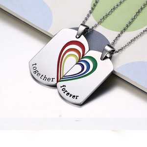 Artistic and Quirky Gay Couple Pendant 
