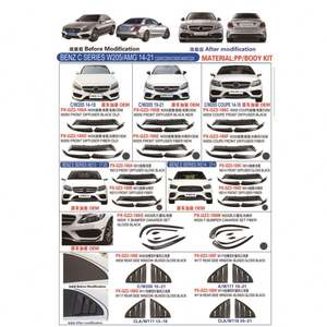 Kit de Carrocería para Mejora de Estilo para Mercedes W205, Piezas Modificadas para Automóviles Estándar - Product Image 1