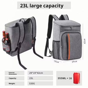 Sac à dos isotherme promotionnel personnalisé en gros, étanche, pour week-end, livraison de repas, pique-nique, glacière thermique pour le déjeuner - Product Image 2