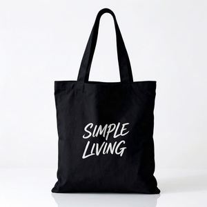 Lightweight <b>Reusable</b> Eco-Friendly Canvas Tote <b>Bag</b> with Zipper Closure for Grocery Shopping and Gift Use - Product Image 1