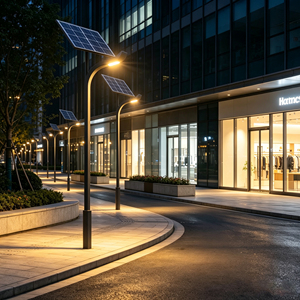 Lampes solaires de jardin électriques modernes de haute qualité à grande capacité de batterie IP65, super lumineuses pour villas, zones résidentielles, routes - Product Image 4