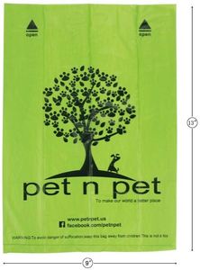 Hot Selling Eco-Friendly Degradable <b>Compostable</b> Plastic Dog Poop <b>Bags</b> for Pet Waste Disposal Dog Accessories - Product Image 4