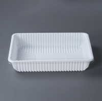Fournisseur d'usine, barquettes alimentaires en PP de qualité alimentaire, barquettes jetables en PP de grande taille pour l'emballage de la viande