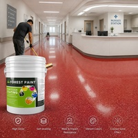 Revêtement de sol auto-nivelant, carrelage liquide, marbre liquide, sable coloré époxy, haute dureté, facile à appliquer, remplace les carreaux de céramique