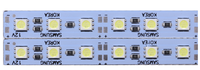 Bande lumineuse LED super résistante, 5 m, pour éclairage souterraine, DC12V, WW/CW 11W, SMD5050, 72LED/m