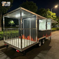 12ft Food Truck réfrigéré camion alimentaire électrique pour la vente Fast Food Trailer