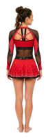 Seragam Cheerleading Rose Gold Seragam Cheerleader Dewasa Merah Seragam Cheerleading Kustom
