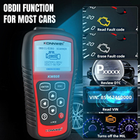 Escáner Automotriz Profesional, Herramienta de Diagnóstico para Autos OBD2, Escáner OBD Konnwei KW808 con Español