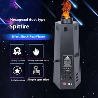 Feu de joie de pilier de feu en métal de Machine de scène hexagonale électrique commandée DMX512 pour l'application de mariage de festival de concert