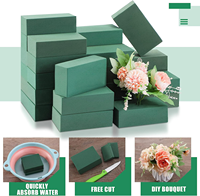 Mousse florale éponge de fleur d'avantage pour mettre des fleurs dedans