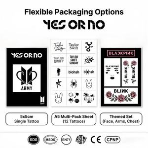 <span class=keywords><strong>Tatuajes</strong></span> <span class=keywords><strong>Temporales</strong></span> Personalizados para Fans de Conciertos | <span class=keywords><strong>Tatuajes</strong></span> <span class=keywords><strong>con</strong></span> Logotipo de Nombre de Artista |   Pedidos al por mayor para eventos musicales y giras de celebridades - Product Image 6