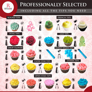 250 pezzi utensili per torte forniture per torte utensili per beccuccio set di utensili per <span class=keywords><strong>pasticceria</strong></span> Set con giradischi in lega di alluminio - Product Image 3