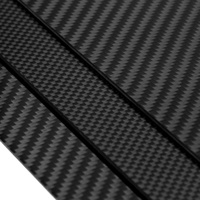 Feuille Qualité Carbone Cnc Véritable Fibre De Carbone 500*500 Meilleur Vendeur 3K Sergé Plain Noir Ruifeng Épaisseur 0.2 Mm à 50 Mm 100%