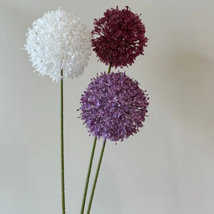 Nouveauté Fleurs artificielles en forme de boule géante romantique en <span class=keywords><strong>allium</strong></span> pour la décoration de mariage et de vase à la maison - Product Image 4