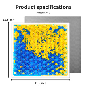 Dalles de sol sensorielles liquides aux couleurs vives, stimulation visuelle, tapis tactiles liquides pour l'éducation de la petite <span class=keywords><strong>enfance</strong></span> - Product Image 5
